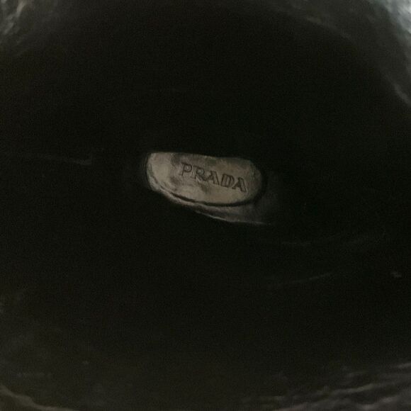 Prada - Leather Rain Boots - Mid Calf - Beautiful Boots - Great Condition! - Picture 14 of 14